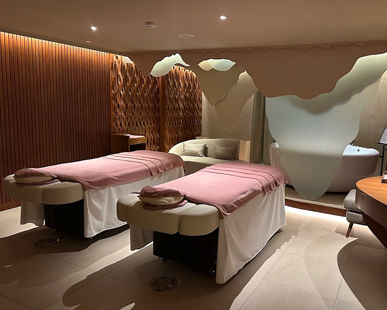 A calm treatment room set up for deep recovery therapies
