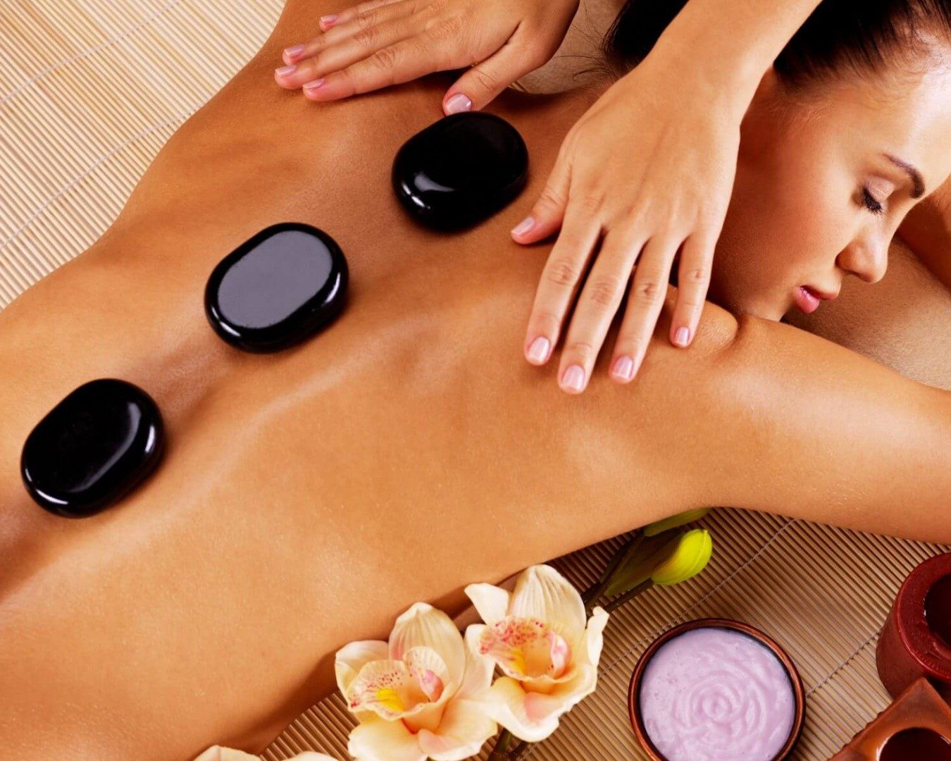 Hot stone therapy