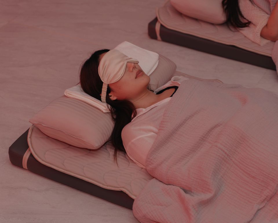 Deep rest during Recharge Your Sleep.