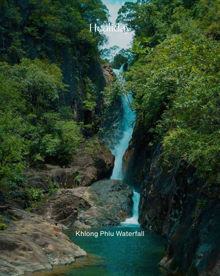Khlong Phlu waterfall, Koh Chang, a curated Healiday destination